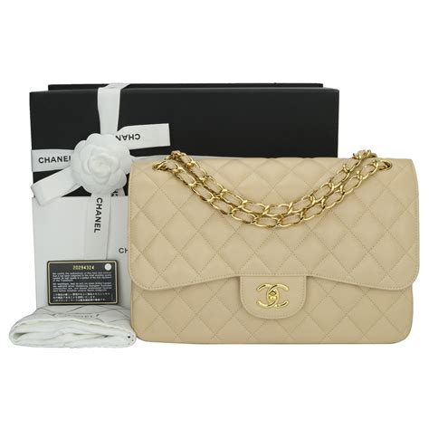 jumbo beige chanel|chanel beige flap bag.